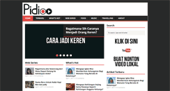 Desktop Screenshot of pidioo.com