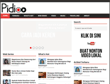 Tablet Screenshot of pidioo.com